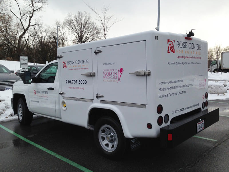 Rose Centers for Aging Well Home-Delivered Meals truck
