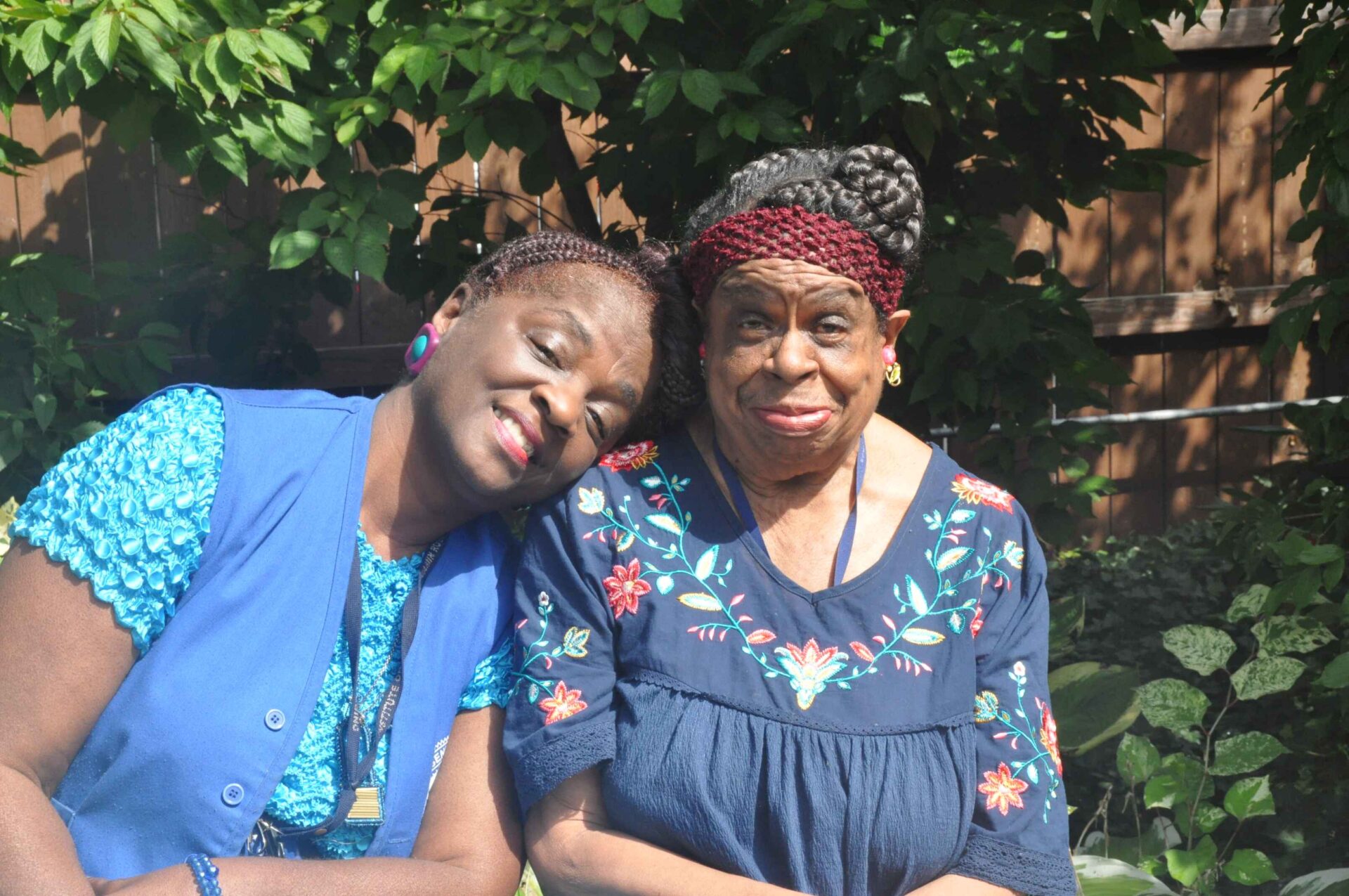 A pair of senior companions